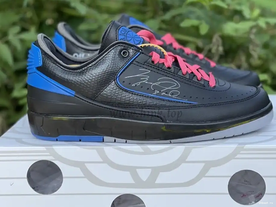 to blue Jordan ready PK OFF-WHITE Low ship God Air 2 x materials retail 0503